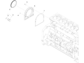 Motor en onderdelen JOHN DEERE