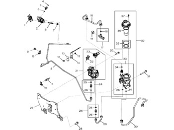 Motor en onderdelen JOHN DEERE