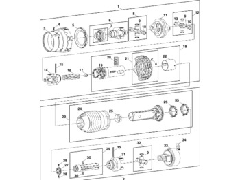 Transmissie JOHN DEERE