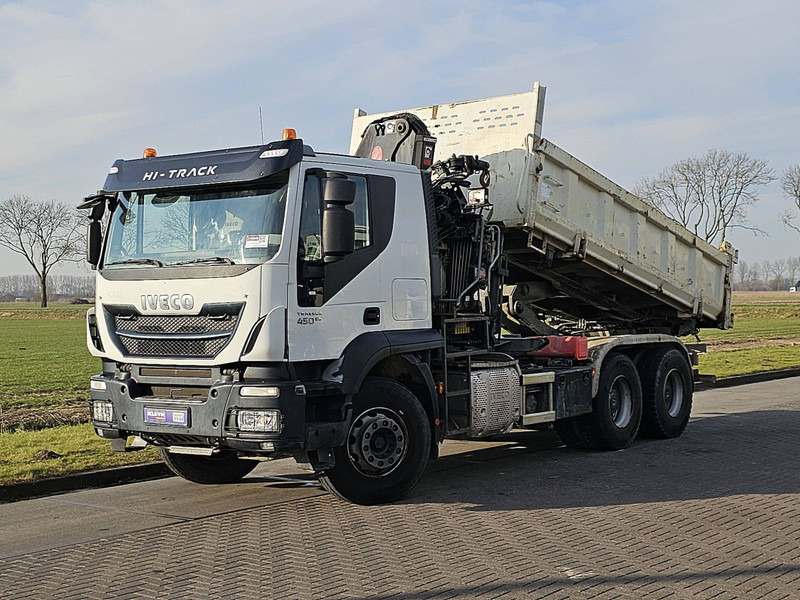 Kipper vrachtwagen Iveco AT260T45 TRAKKER HIAB XS144