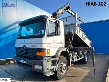 Kipper vrachtwagen Mercedes-Benz Atego 1828 Manual, Steel Suspension, HIAB