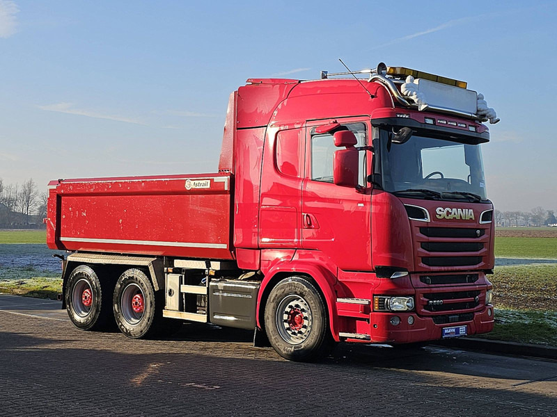 Kipper vrachtwagen Scania R580 HL V8 6X4 RETARDER