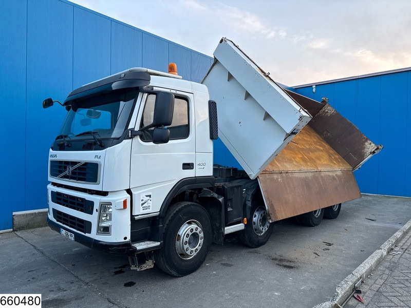 Kipper vrachtwagen Volvo FM 400 8x4, Manual, Steelsuspenion