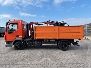 Haakarmsysteem vrachtwagen, Kraanwagen DAF FA LF 180 8t Abrollkipper mit Ladekran: afbeelding 4