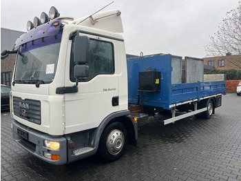 Vrachtwagen met open laadbak MAN TGL 12.240