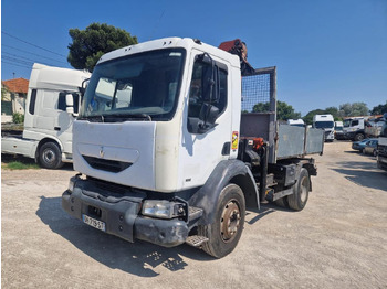 Kipper vrachtwagen RENAULT Midlum 210