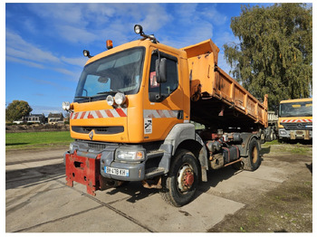 Kipper vrachtwagen RENAULT Kerax 385