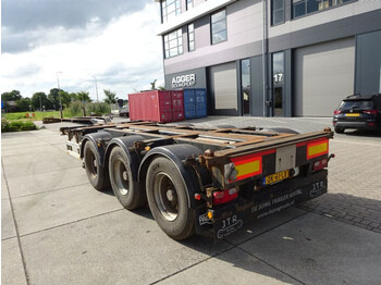 Containertransporter/ Wissellaadbak oplegger Pacton T3-010 / 3x Extendable / SAF + Drum / 1x lift: afbeelding 2