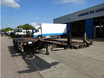 Containertransporter/ Wissellaadbak oplegger Pacton T3-010 / 3x Extendable / SAF + Drum / 1x lift: afbeelding 4