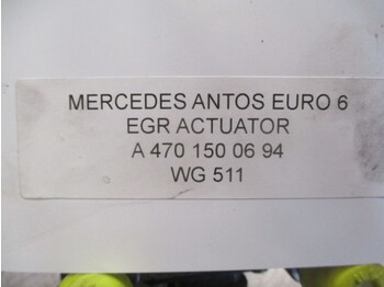 Motor en onderdelen voor Vrachtwagen Mercedes-Benz ANTOS A 470 150 06 94 EGR ACTUATOR EURO 6: afbeelding 2