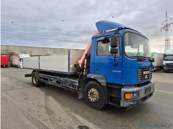 Vrachtwagen met open laadbak MAN