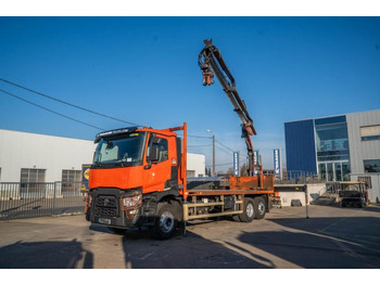 Vrachtwagen met open laadbak RENAULT C 380