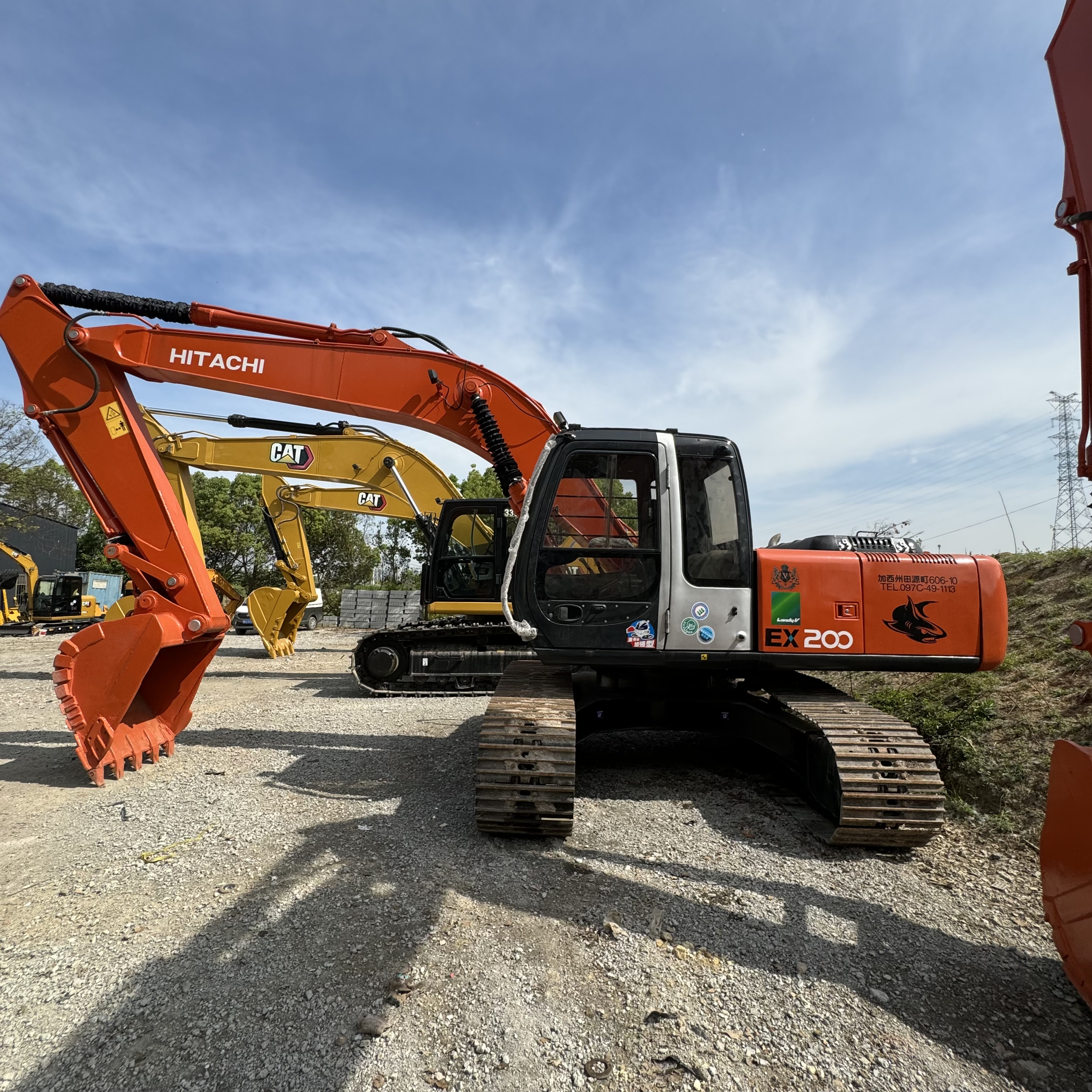 Rupsgraafmachine HITACHI ZX200