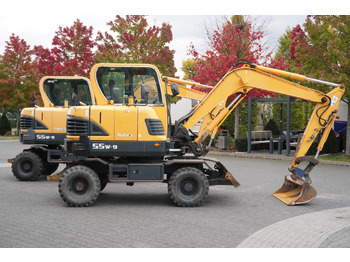 Graafmachine Hyundai Robex 55W-9 Wheeled Excavator 5.5t / 2pcs: afbeelding 3