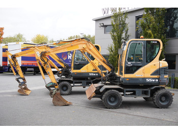 Graafmachine Hyundai Robex 55W-9 Wheeled Excavator 5.5t / 2pcs: afbeelding 2