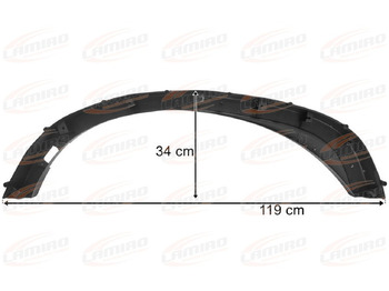 Nieuw Spatbord voor Vrachtwagen IVECO S-WAY FENDER EXTENSION RIGHT: afbeelding 2