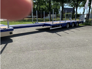 Nieuw Dieplader oplegger Kässbohrer DONAT Semi trailer gondola special for paragraaf 70 Germany extendable uitschuif semirremolque op voorraad new: afbeelding 5