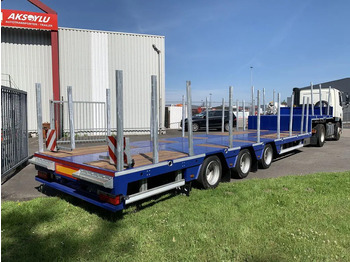 Nieuw Dieplader oplegger Kässbohrer DONAT Semi trailer gondola special for paragraaf 70 Germany extendable uitschuif semirremolque op voorraad new: afbeelding 3