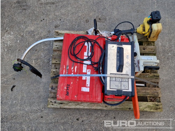 Bouwmaterieel Pallet of Various Electric Tools, Wall Steamer, Petrol Strimmer, Chainsaw: afbeelding 5