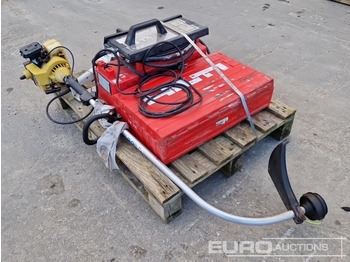 Bouwmaterieel Pallet of Various Electric Tools, Wall Steamer, Petrol Strimmer, Chainsaw: afbeelding 2