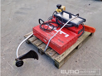 Bouwmaterieel Pallet of Various Electric Tools, Wall Steamer, Petrol Strimmer, Chainsaw: afbeelding 3