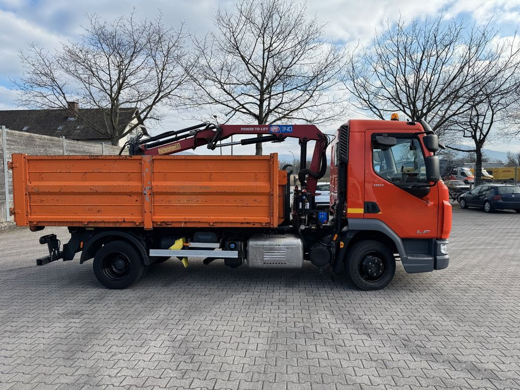 Haakarmsysteem vrachtwagen, Kraanwagen DAF FA LF 180 8t Abrollkipper mit Ladekran: afbeelding 6