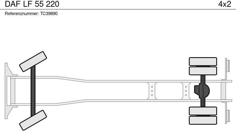 Schuifzeilen vrachtwagen DAF LF 55 220: afbeelding 20