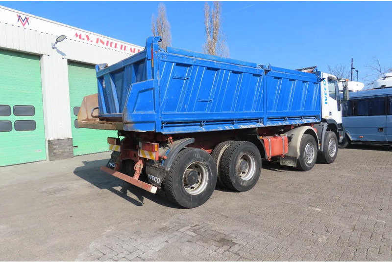 Kipper vrachtwagen Iveco Eurotrakker 340E37 8x4, Manual injection, STEEL DUMPER, FULL SPRING: afbeelding 12