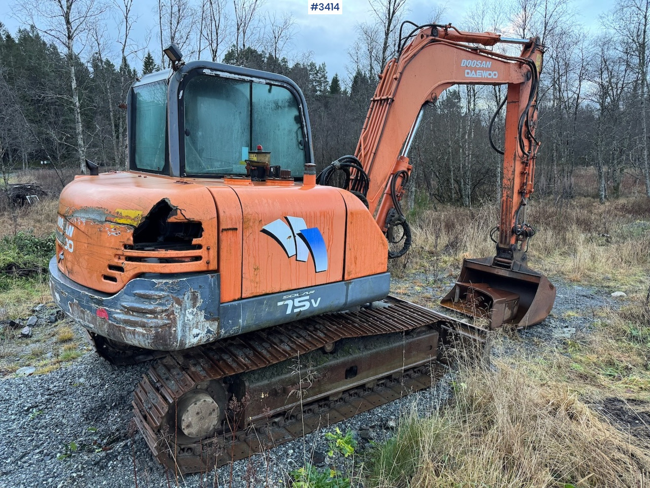 Graafmachine 2006 Doosan Daewoo Solar 75-V: afbeelding 21