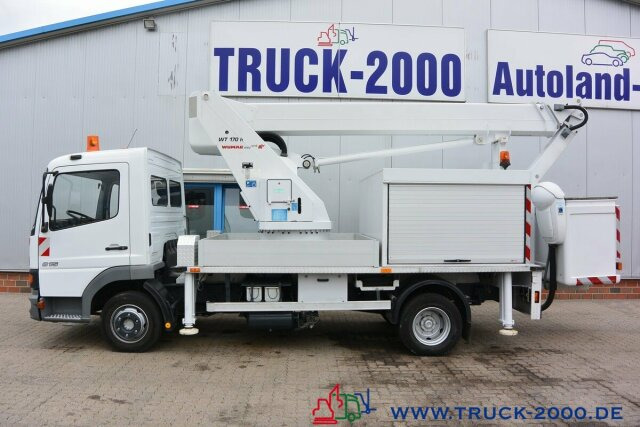 Vrachtwagen hoogwerker Mercedes-Benz Atego 815 Wumag WT170 17 m seitl. Auslage 11.3 m: afbeelding 14