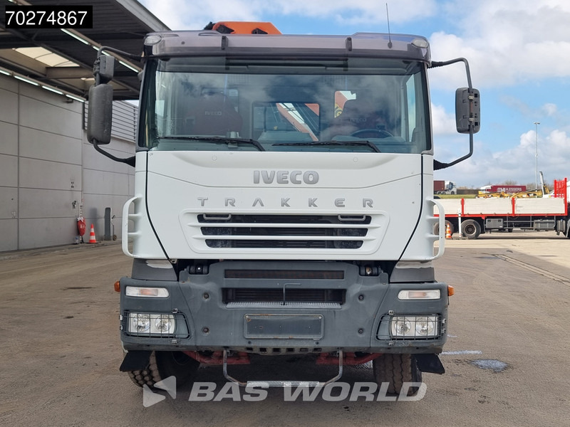 Vrachtwagen met open laadbak, Kraanwagen Iveco Trakker 310 6X4 Palfinger PK44002 Crane Remote Steelsuspension Manual Euro 3: afbeelding 19