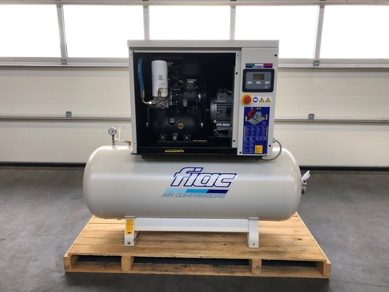 Nieuw Luchtcompressor Fiac New Silver 10 / 300 Silent 7.5 kW 860 L / min 10 bar Elektrische Schroefcompressor met ketel: afbeelding 8