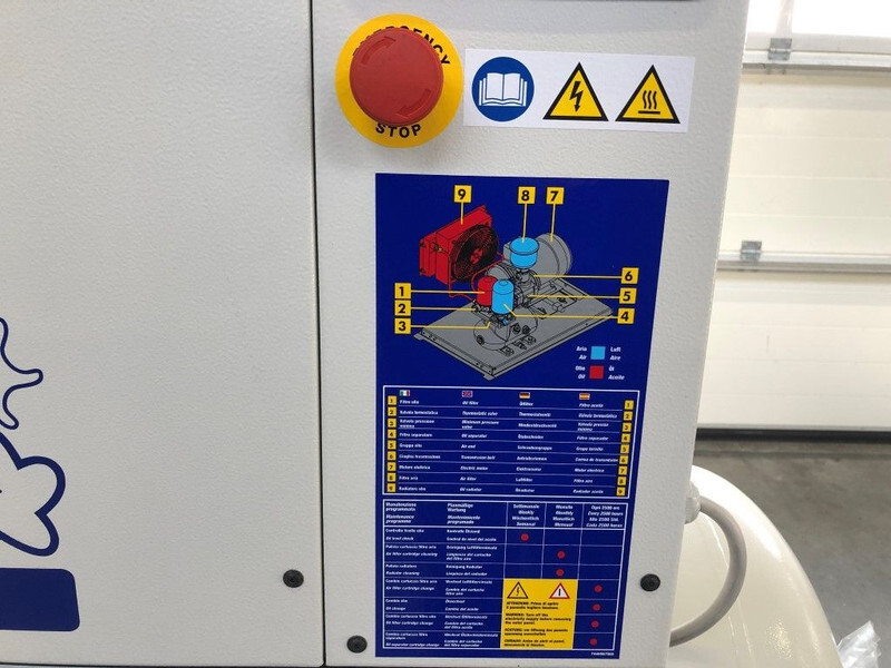 Nieuw Luchtcompressor Fiac New Silver 10 / 300 Silent 7.5 kW 860 L / min 10 bar Elektrische Schroefcompressor met ketel: afbeelding 9