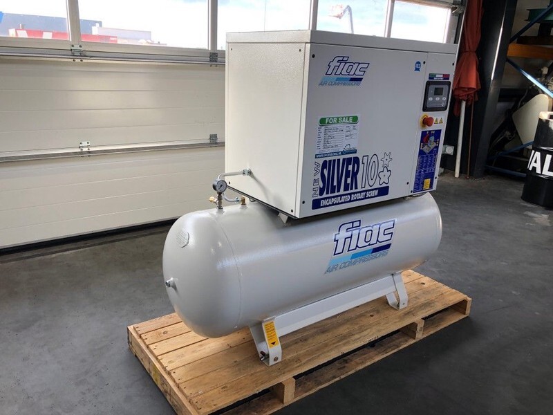 Nieuw Luchtcompressor Fiac New Silver 10 / 300 Silent 7.5 kW 860 L / min 10 bar Elektrische Schroefcompressor met ketel: afbeelding 6