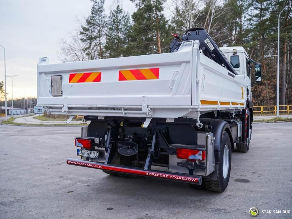 Kipper vrachtwagen MAN  TGS 18.360 4x4 HIAB 144 E-4 Crane Kipper: afbeelding 10