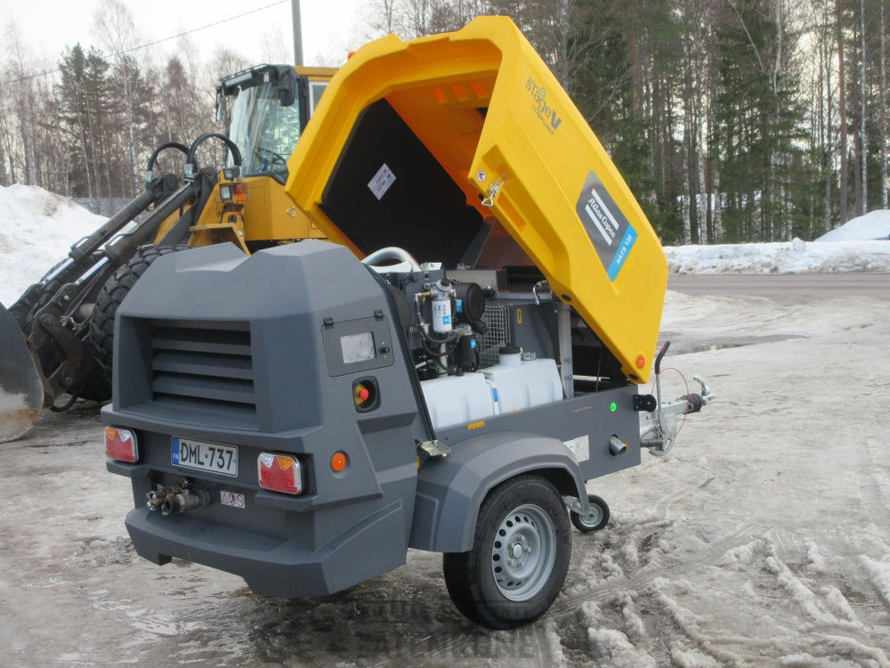 Luchtcompressor Atlas Copco XATS 138 StV Vaunukompressori UUSI: afbeelding 13