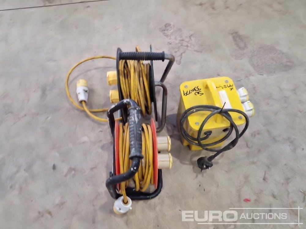 Bouwmaterieel 110 Volt Transformer, 110 Volt Extention Leads (3 of): afbeelding 6