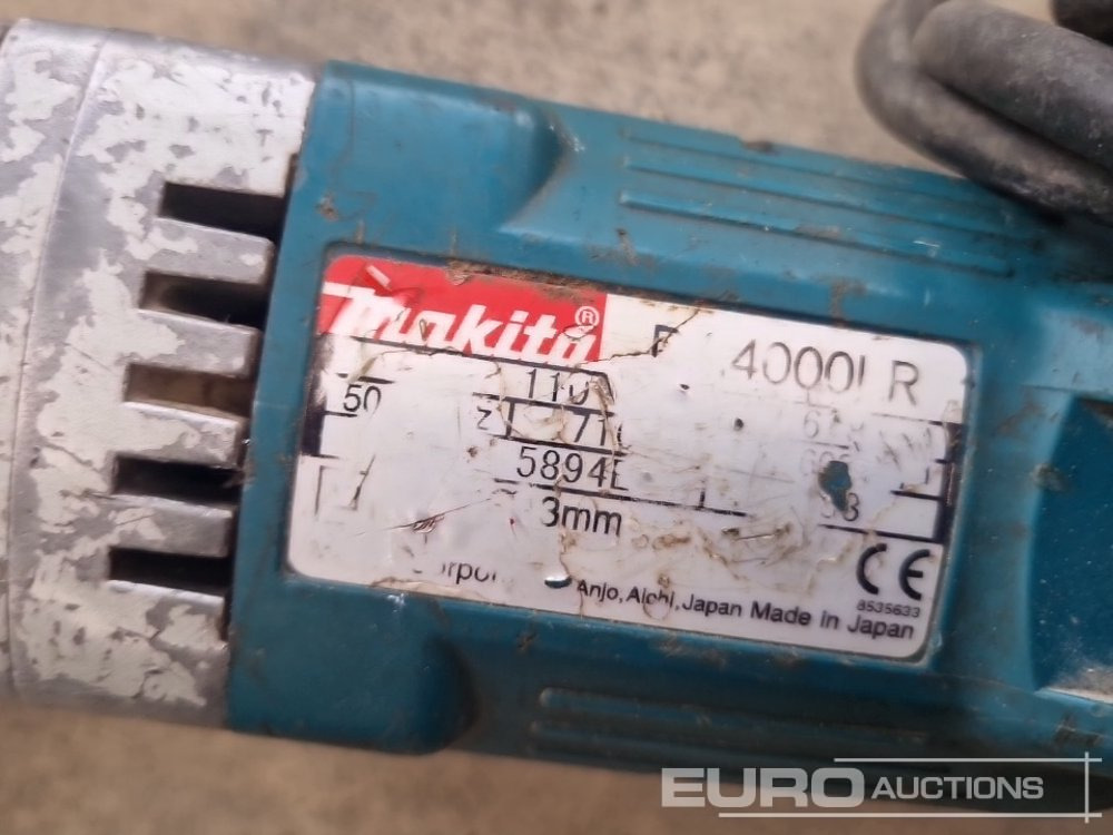 Bouwmaterieel Makita 110 Volt Angle Drill: afbeelding 14