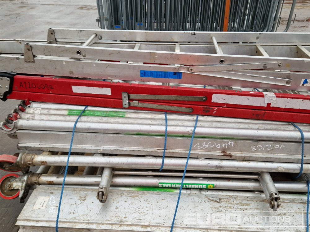 Bouwmaterieel Wheeled Scaffolding Platform, Aluminium Ladder (2 of): afbeelding 10