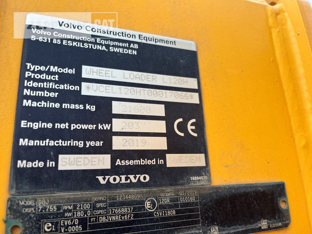 Wiellader Volvo L120H: afbeelding 30